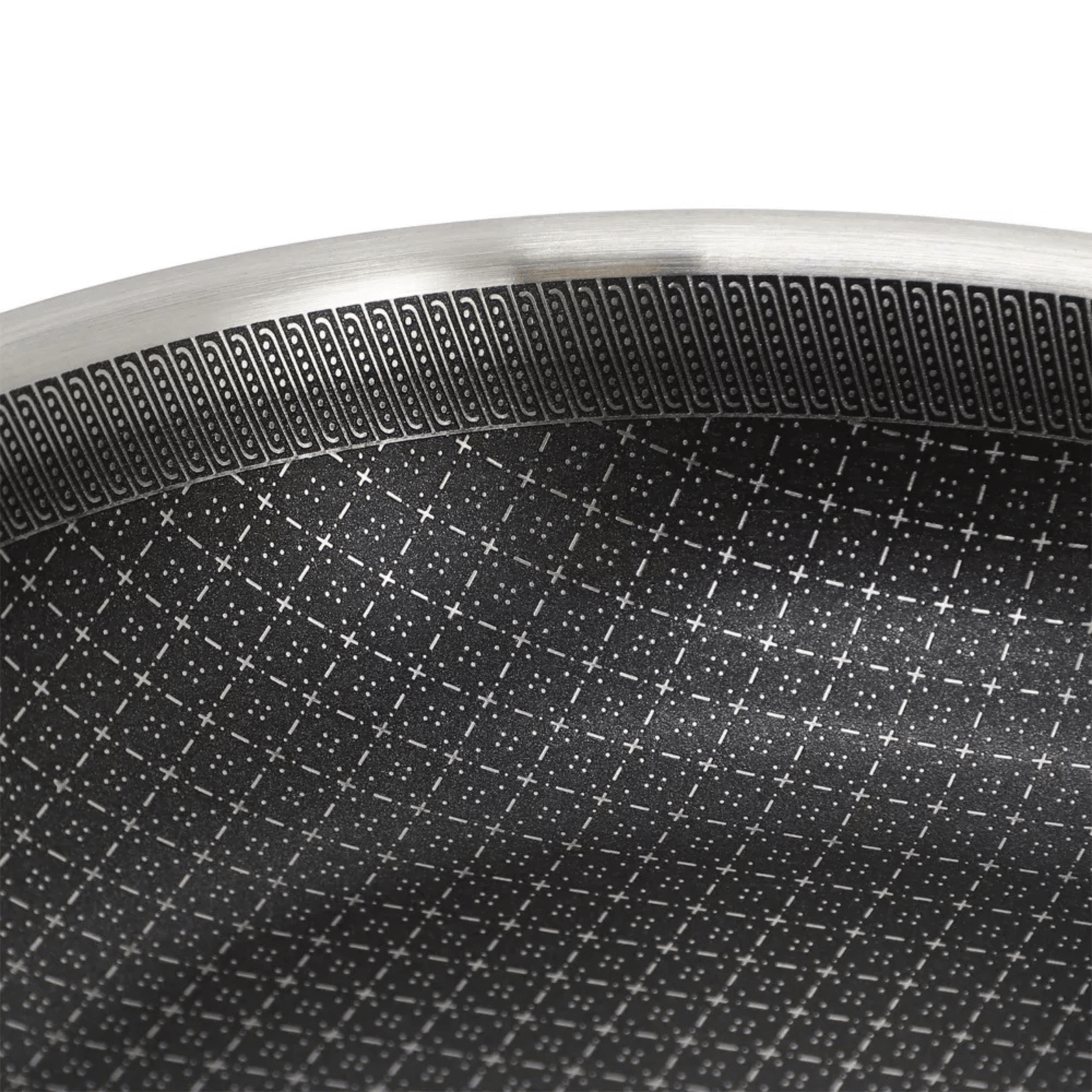Better Chef 12-Inch 3-Ply Stainless Steel Nonstick Fry Pan with Rolled Edge Jupiter Gear Home