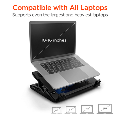 HyperGear UpRite Air Portable Laptop Cooling Stand Jupiter Gear Home