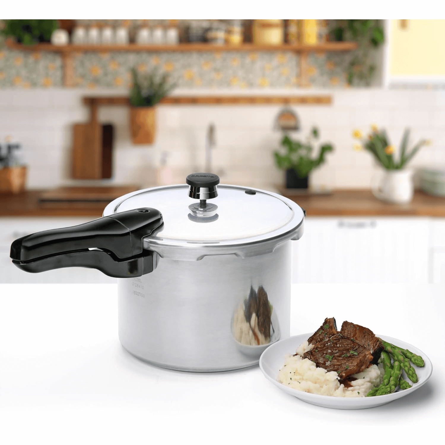 Presto 8-Quart Polished Aluminum Pressure Cooker Jupiter Gear Home