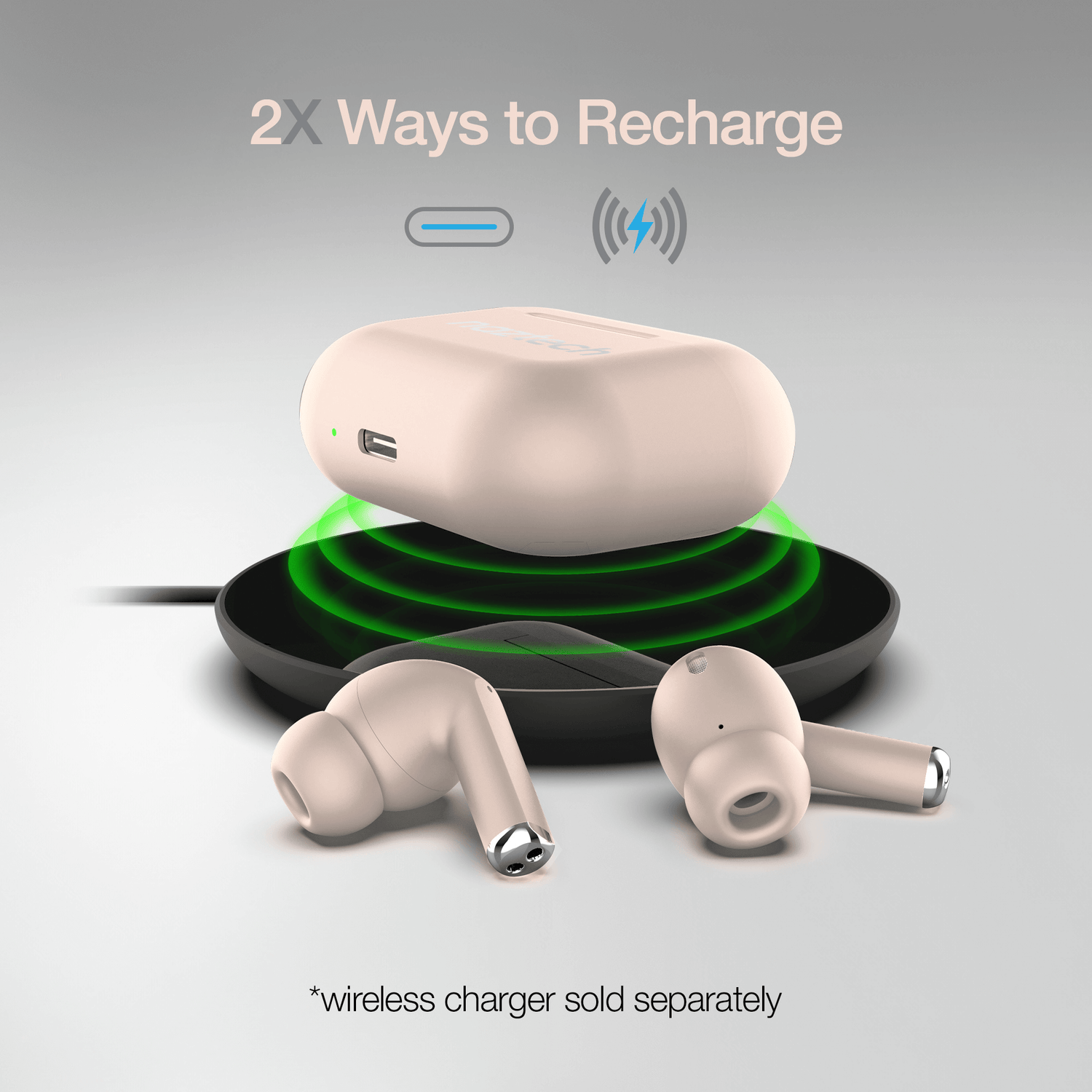 Naztech Xpods PRO TWS with Wireless Charging Case Jupiter Gear Home