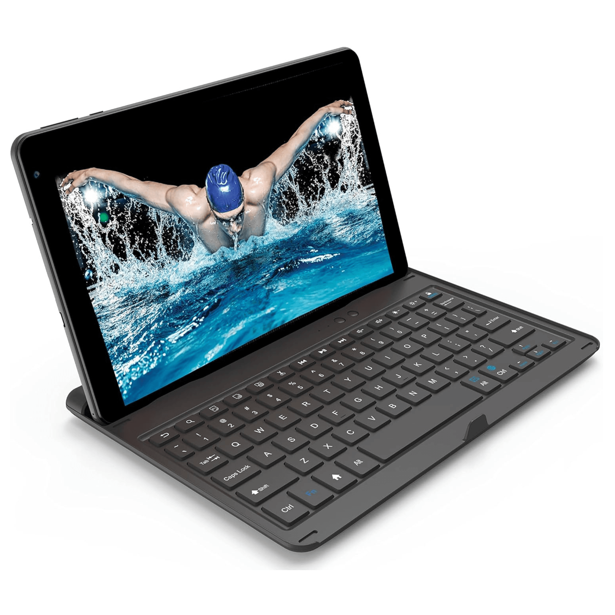 Naxa 2-in-1 10.1” Core Tablet and BT Keyboard Black - Refurbished Jupiter Gear Home