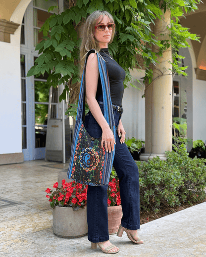 Kathmandu Collection Yin Yang Print Hobo Bag Jupiter Gear Home