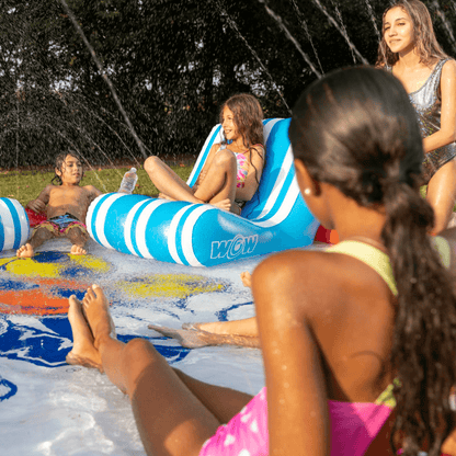 WOW Watersports Splash Pad Lounge Chair w Bottom Slot and Built-In Cup Holder Jupiter Gear Home