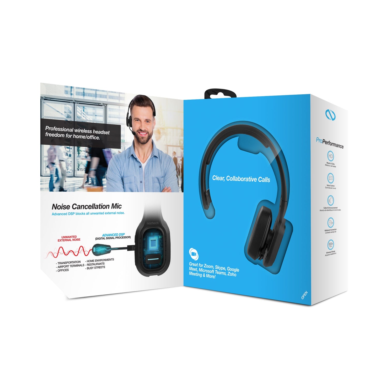 Naztech NXT-700 Xtreme Noise Cancelling Headset for Home Use Jupiter Gear Home
