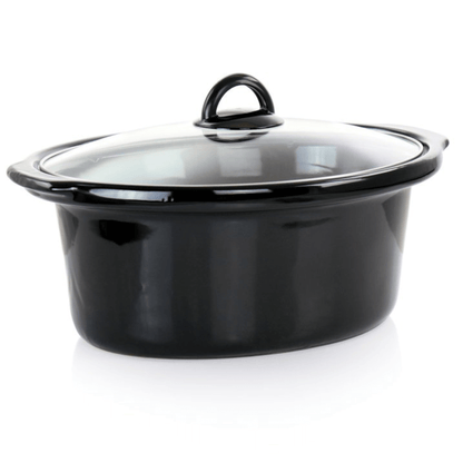 Better Chef 4-Quart Oval Slow Cooker in Brushed Stainless Steel Jupiter Gear Home