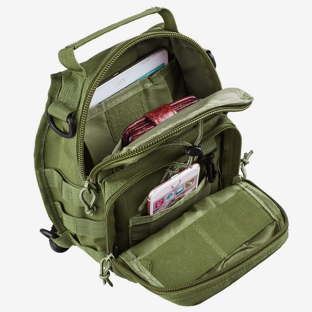 JupiterGear Tactical Military Sling Backpack Shoulder Bag Molle Outdoor Daypack Backpack with Adjustable Strap Jupiter Gear Home