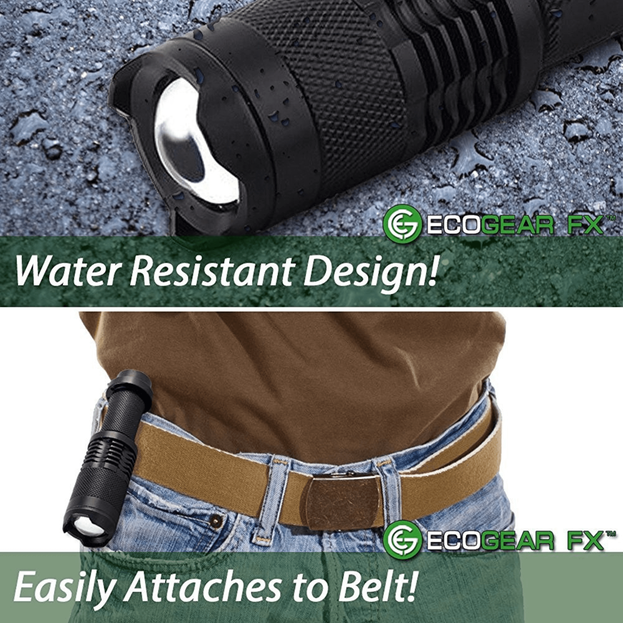 EcoGear FX E300 EDC Tactical Flashlight Jupiter Gear Home