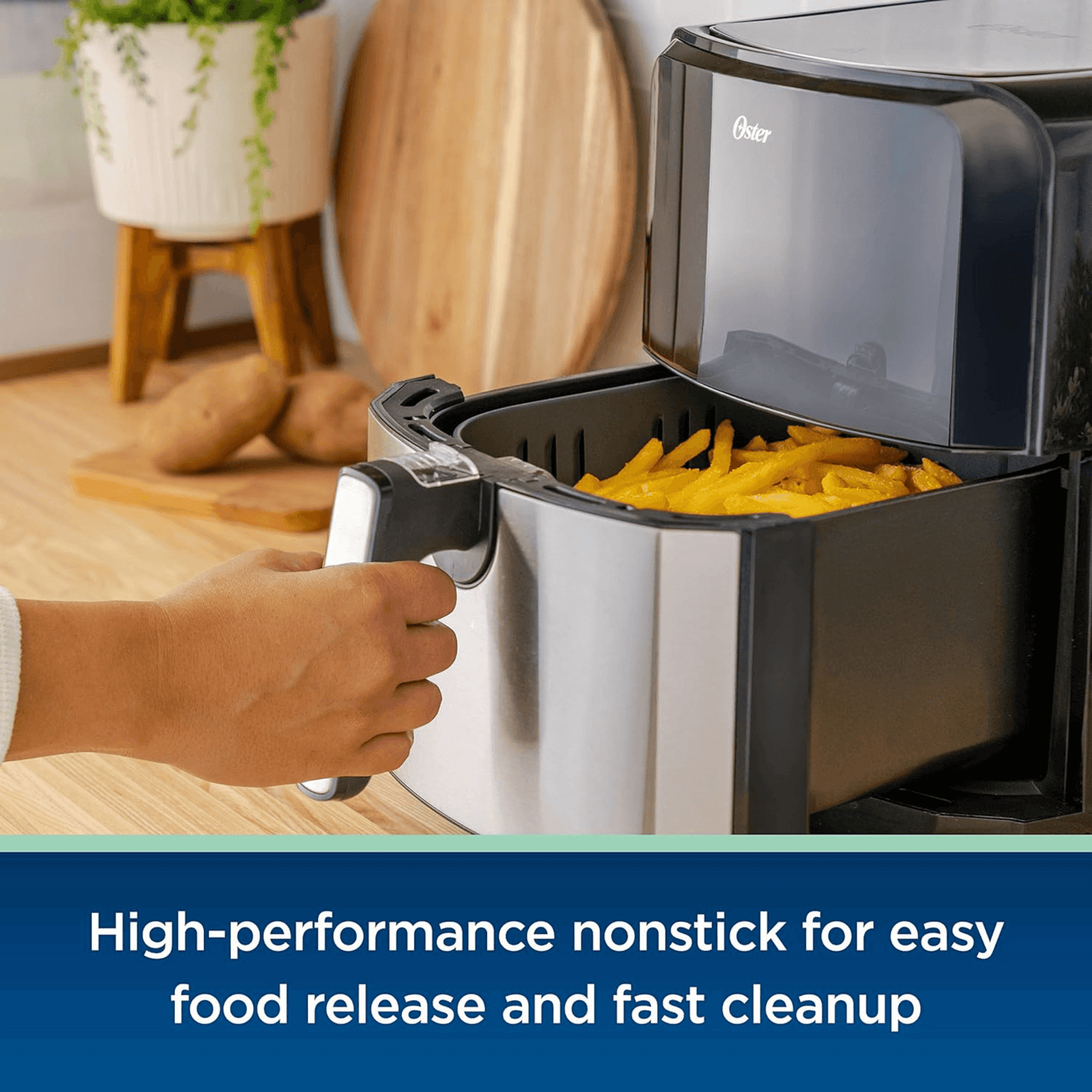 Oster DiamondForce Nonstick XL 5 Quart Digital Air Fryer Jupiter Gear Home