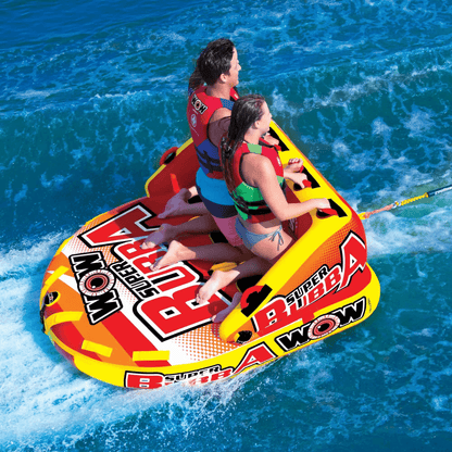 WOW Watersports Super Bubba 1-3 Person Inflatable Towable Deck Tube Jupiter Gear Home