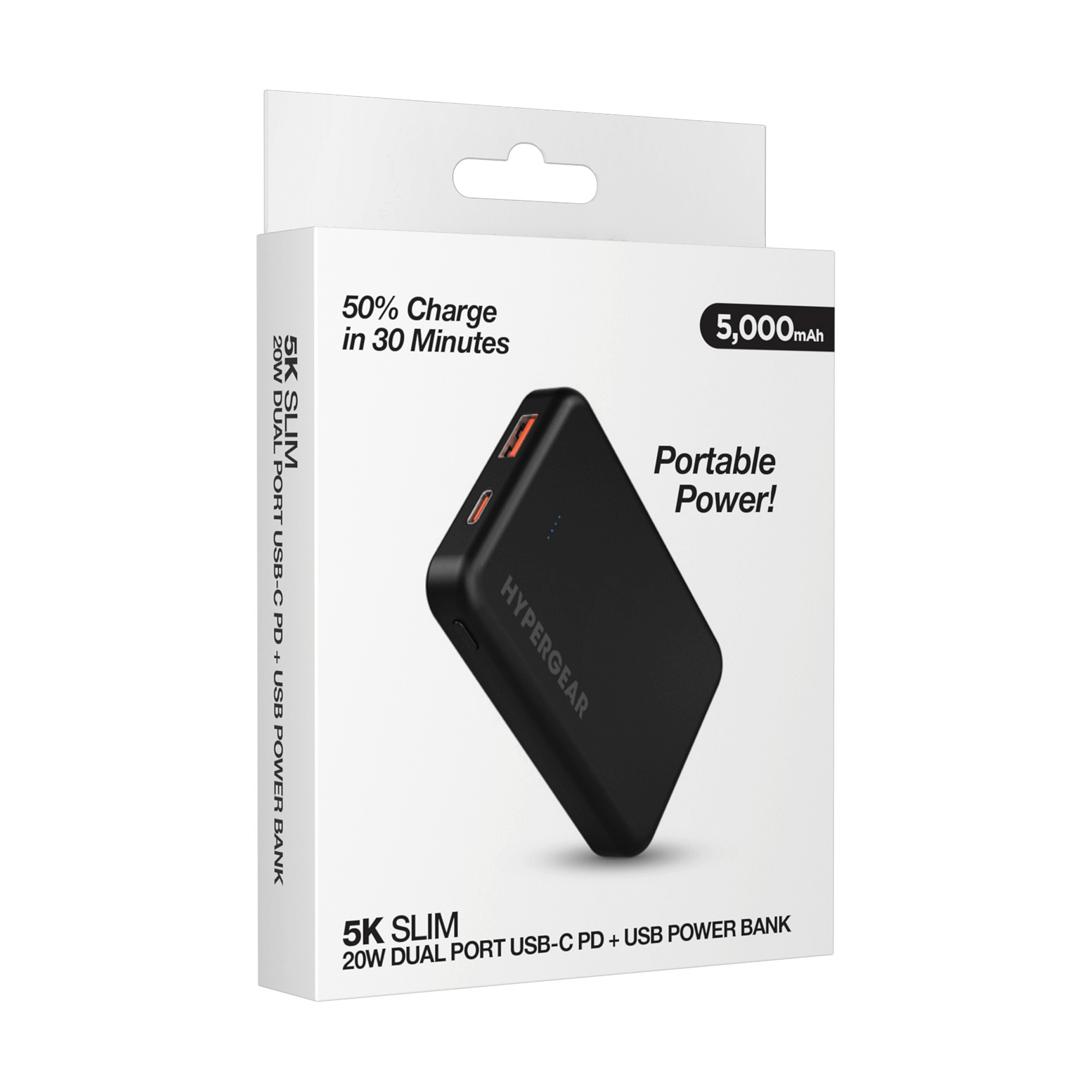 HyperGear 5000mAh PD20W Dual-Port PowerPack Jupiter Gear Home