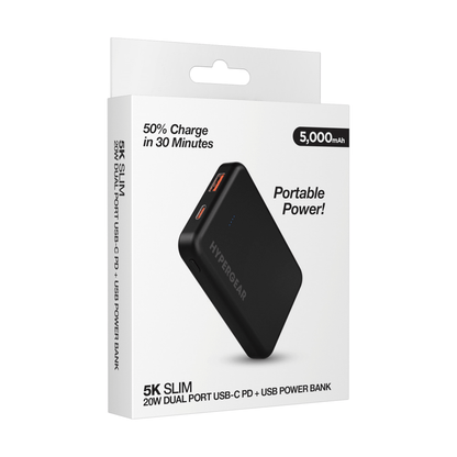 HyperGear 5000mAh PD20W Dual-Port PowerPack Jupiter Gear Home