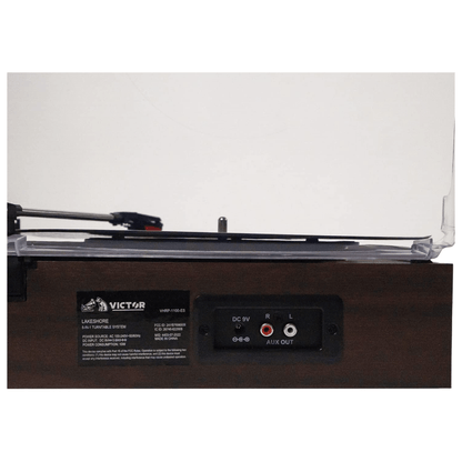 Victor Lakeshore 5-in-1 Hybrid BT Turntable System Espresso - Refurbished Jupiter Gear Home