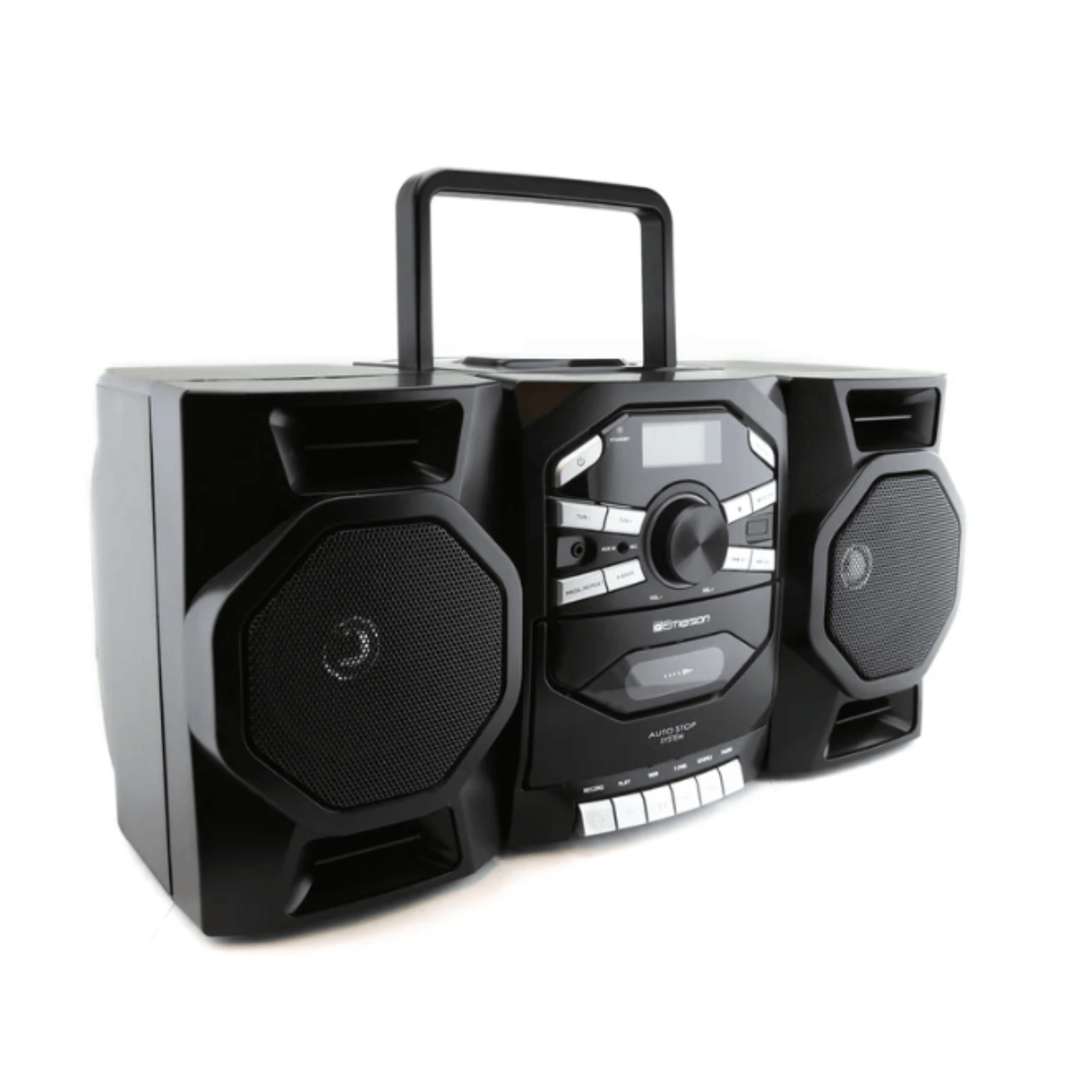 Emerson Portable CD &amp; Cassette Stereo Boombox Jupiter Gear Home