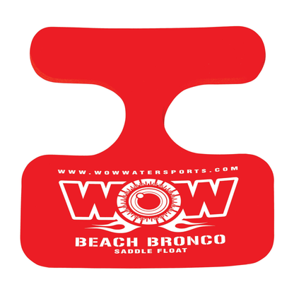 WOW Watersports Beach Bronco for 1 Person 220Ibs or 99kg Maximum Capacity- Red Jupiter Gear Home