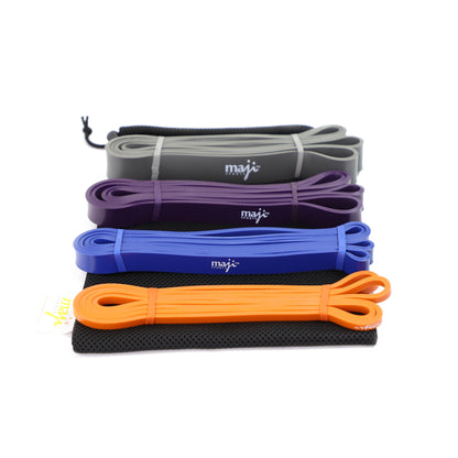 Maji Sports Pack Of Four Full Body Workout Super Bands Jupiter Gear Home