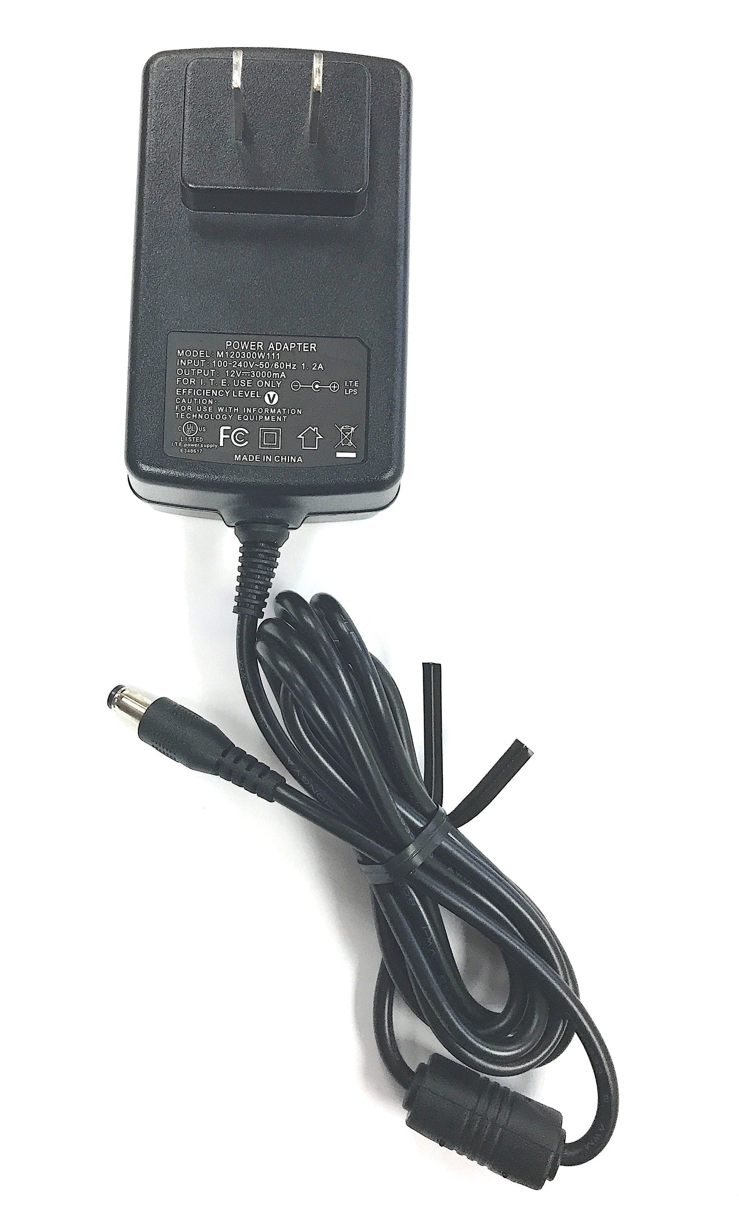 Naxa AC Adapter Power Supply Charger for LED LCD TVs and TV-DVD Televisions up to 15" (12V, 3A, 36W, 2.1mm x 5.5mm) Jupiter Gear Home