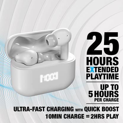 Naztech Xpods ANC Active Noise Cancelling True Wireless Earbuds with Wireless Charging Case Jupiter Gear Home