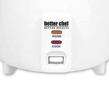 Better Chef 5-Cup - 10-Cup Cooked - Rice Cooker with Steamer and Non-Stick Pot Jupiter Gear Home