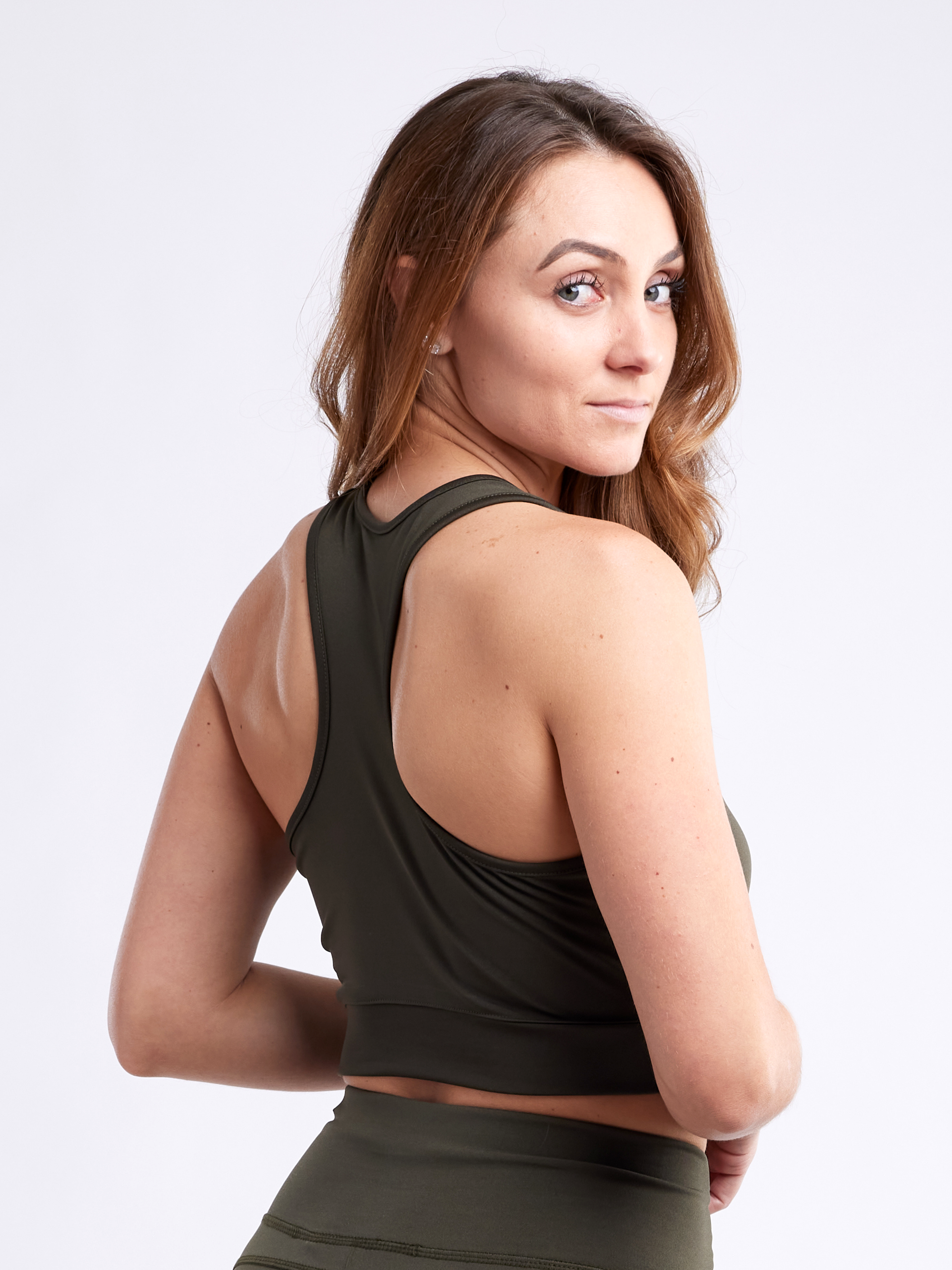 JupiterGear Racerback Lightweight Training Crop Tank Top Jupiter Gear Home