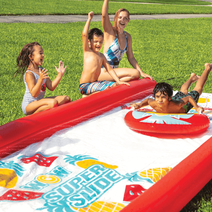 WOW Watersports Pineapple Super Backyard Lawn Slide with High Side Walls and Sprayers Jupiter Gear Home