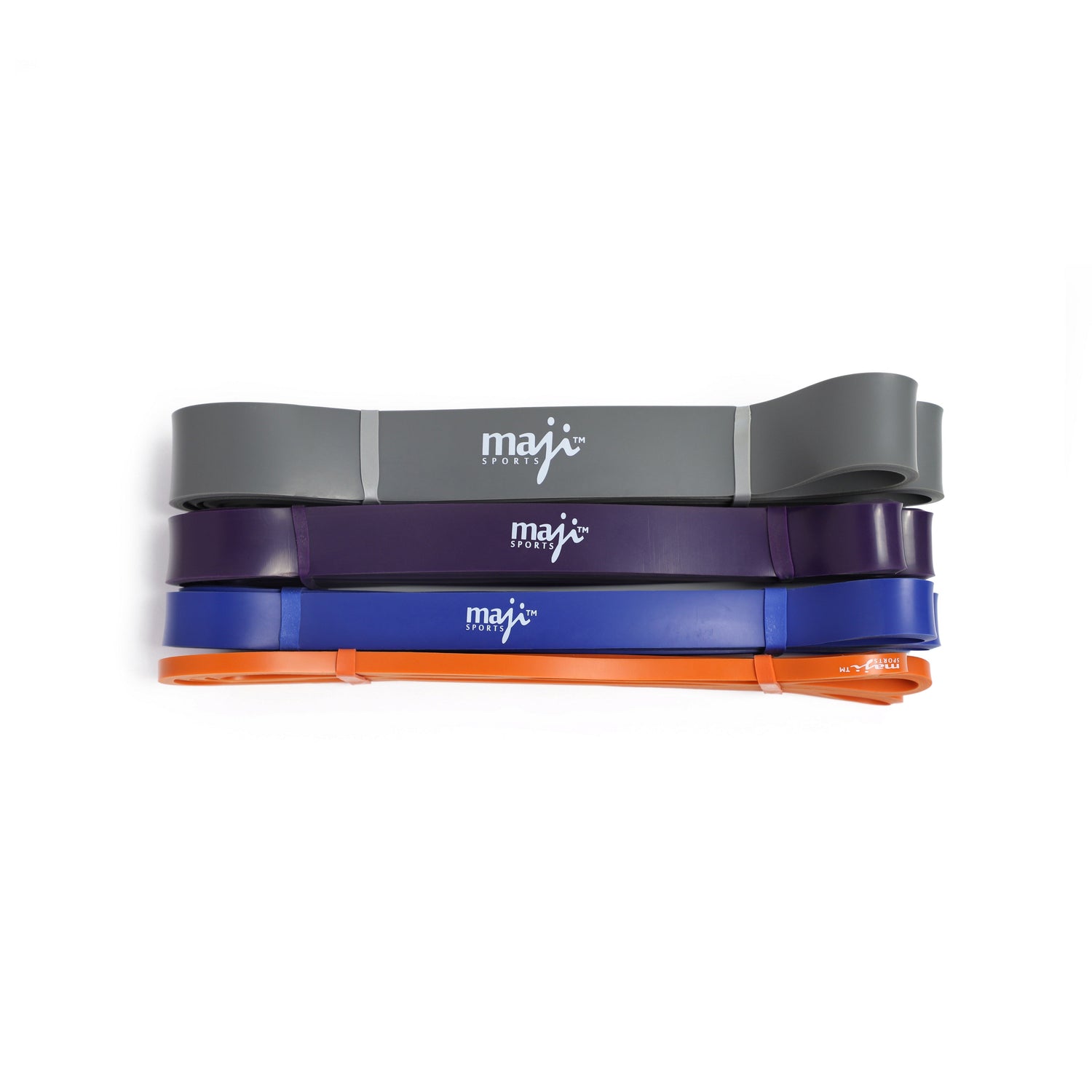 Maji Sports Pack Of Four Full Body Workout Super Bands Jupiter Gear Home