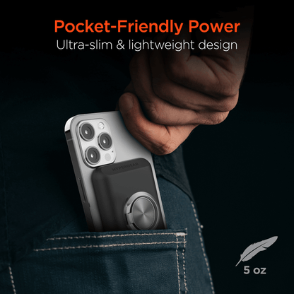 HyperGear 5000mAh Magnetic Wireless Power Bank Jupiter Gear Home