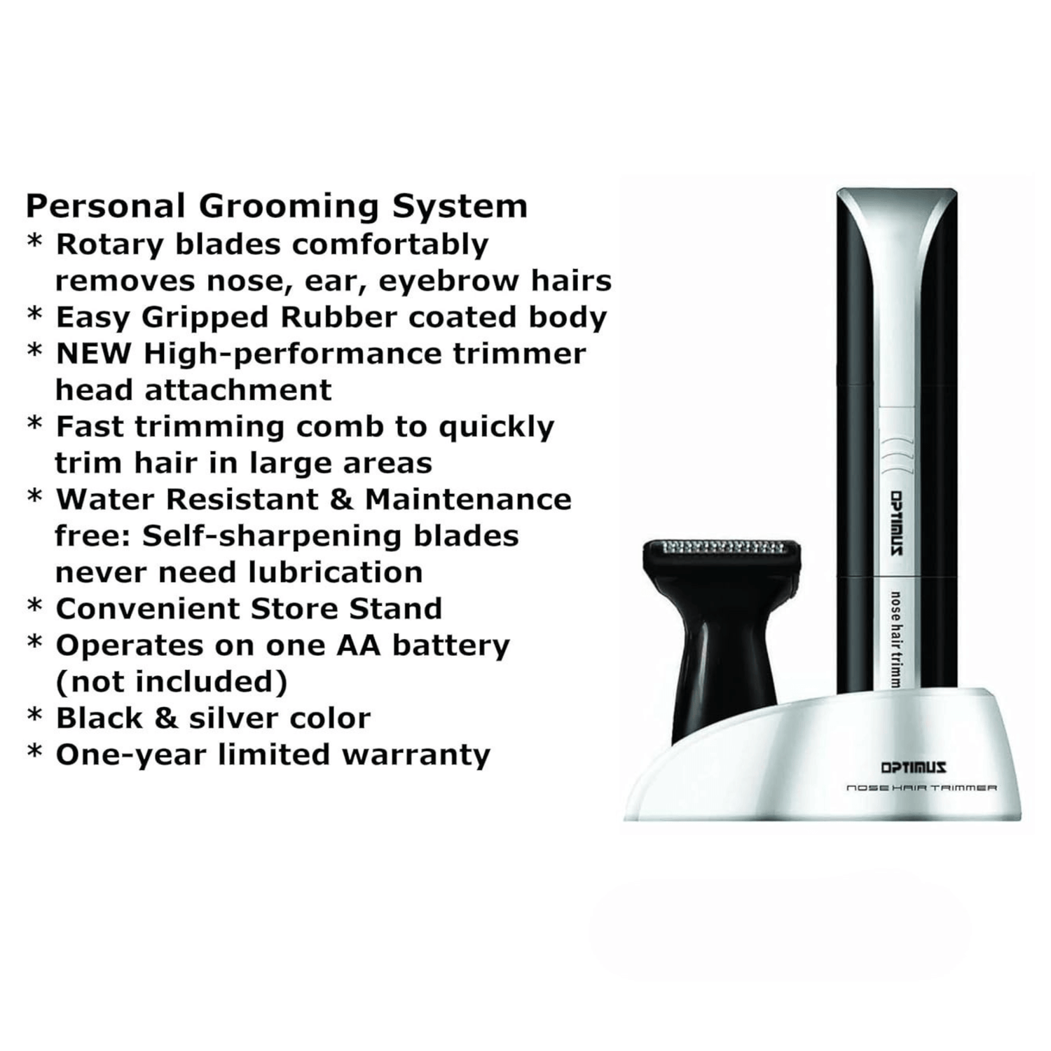 Optimus Battery Operated Personal Grooming System Jupiter Gear Home