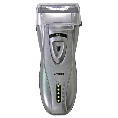 Optimus Cordless Rechargeable LED Shaver with Pop-Up Trimmer Jupiter Gear Home