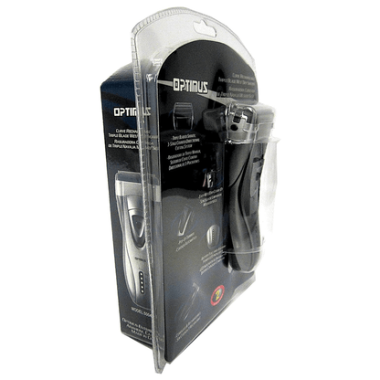 Optimus Cordless Rechargeable LED Shaver with Pop-Up Trimmer Jupiter Gear Home
