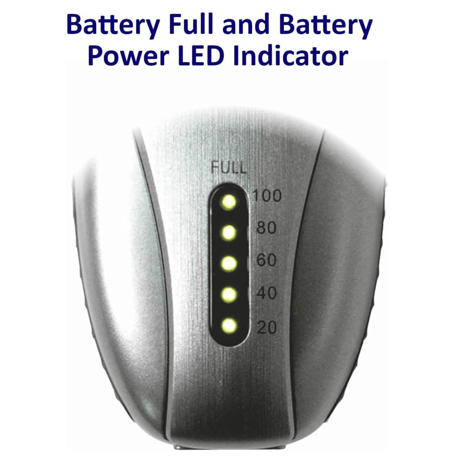 Optimus Cordless Rechargeable LED Shaver with Pop-Up Trimmer Jupiter Gear Home