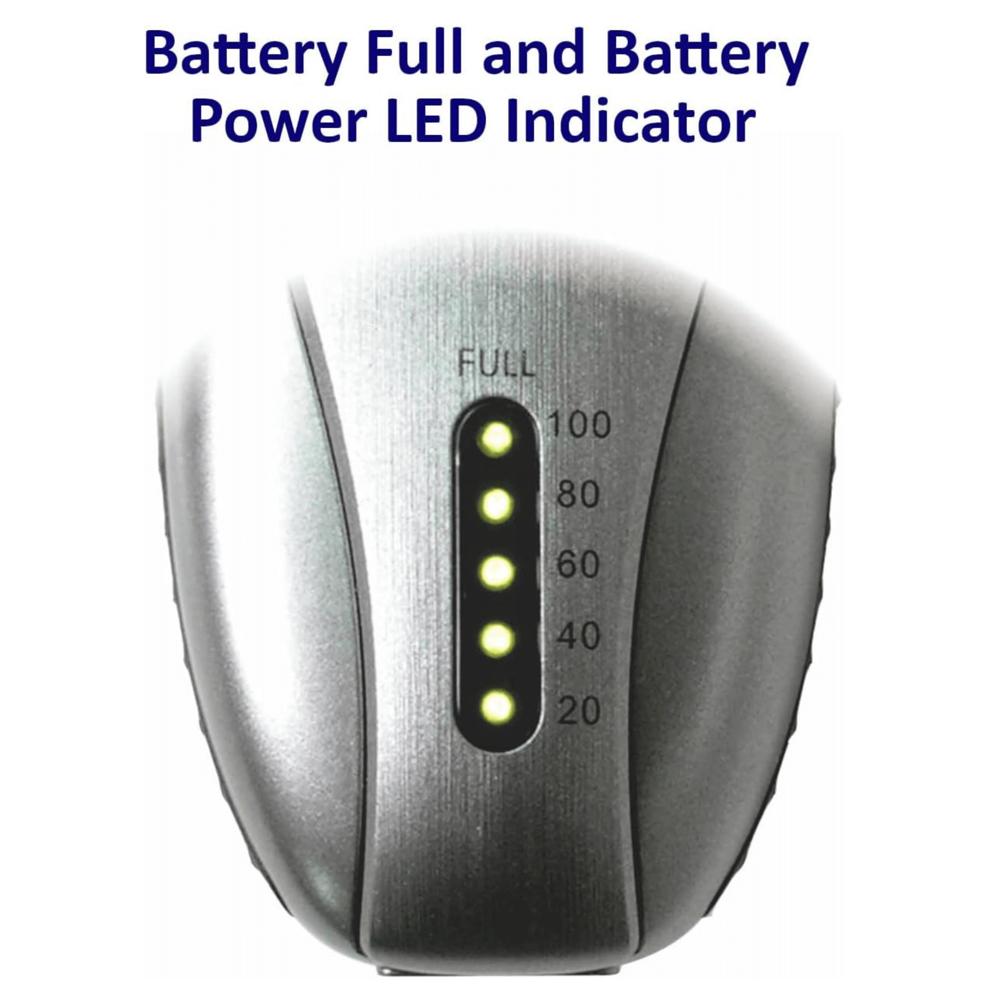 Optimus Cordless Rechargeable LED Shaver with Pop-Up Trimmer Jupiter Gear Home