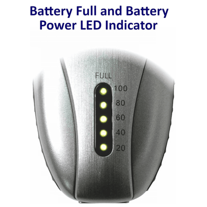 Optimus Cordless Rechargeable LED Shaver with Pop-Up Trimmer Jupiter Gear Home