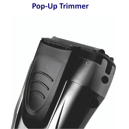 Optimus Cordless Rechargeable LED Shaver with Pop-Up Trimmer Jupiter Gear Home