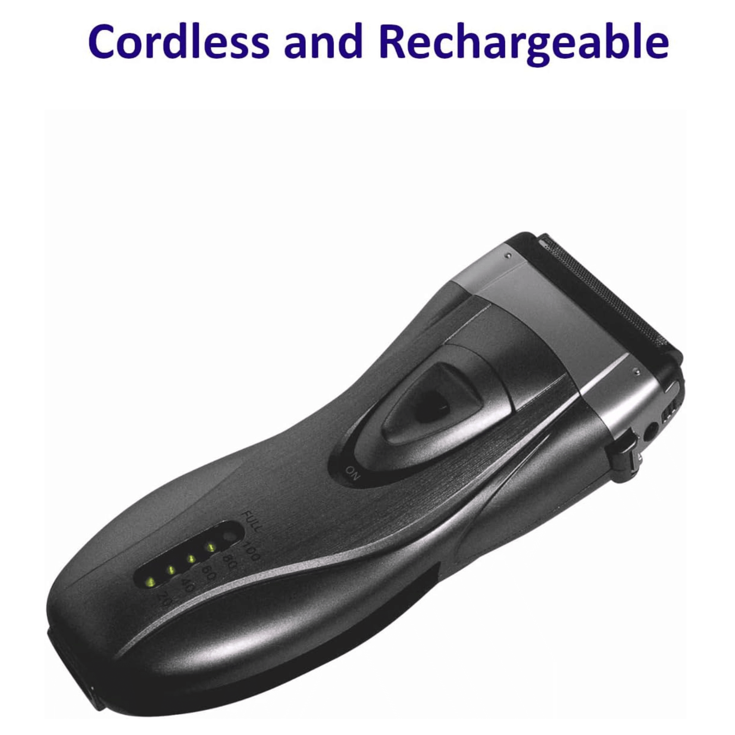 Optimus Cordless Rechargeable LED Shaver with Pop-Up Trimmer Jupiter Gear Home