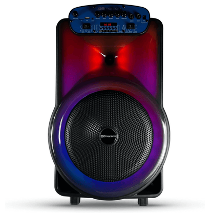 Emerson Portable Bluetooth 12" Party Speaker with Flame Lighting Jupiter Gear Home