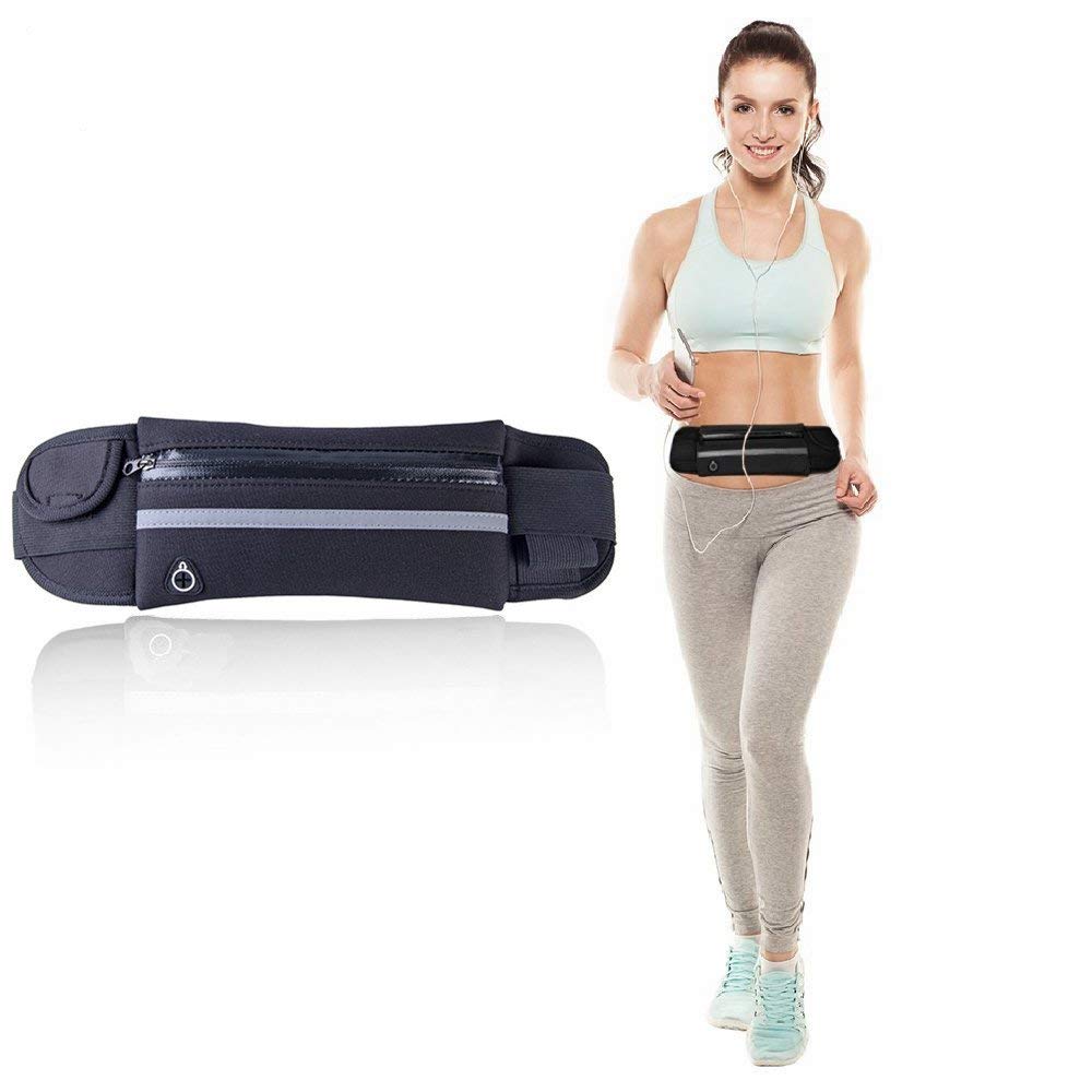 JupiterGear Sports Running Belt and Travel Fanny Pack for Jogging, Cycling and Outdoors with Water Resistant Pockets Jupiter Gear Home