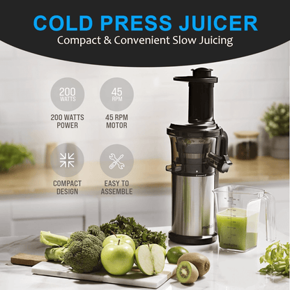 moRollio 45RPM Cold Press Slow Masticating Juicer Jupiter Gear Home