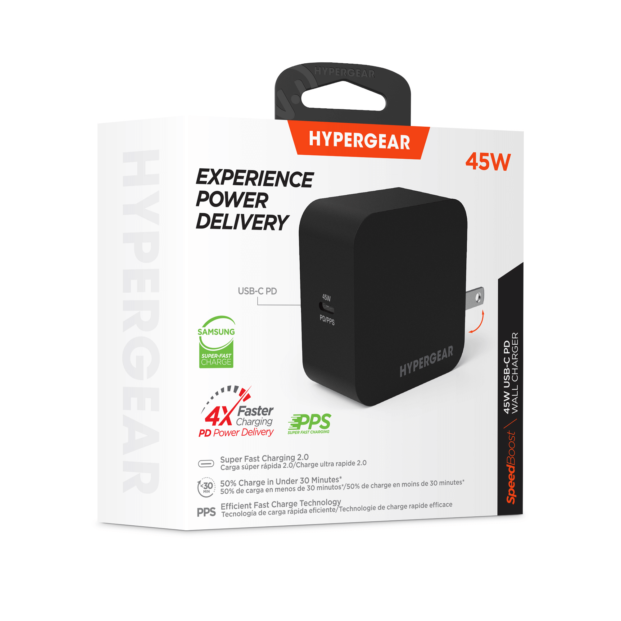 HyperGear PD45W USB-C Wall Charger Jupiter Gear Home