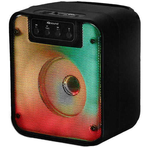 IQ Sound 4" Bluetooth Speaker FIRE BOX with TWS and LED Fire Light Show Jupiter Gear Home