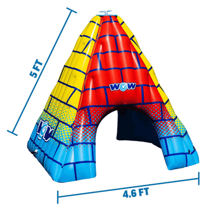 WOW Watersports 5.5ft Rainbow Pyramid Backyard Sprinkler Jupiter Gear Home