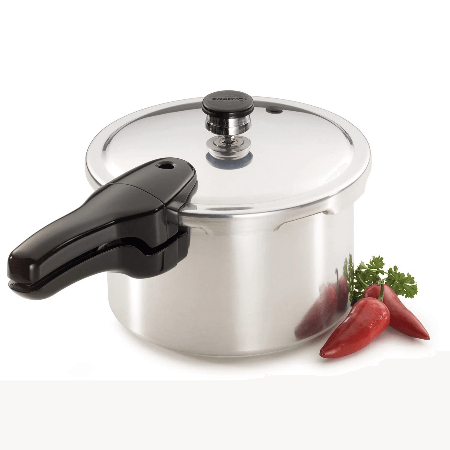 Presto 4-Quart Polished Aluminum Pressure Cooker Jupiter Gear Home