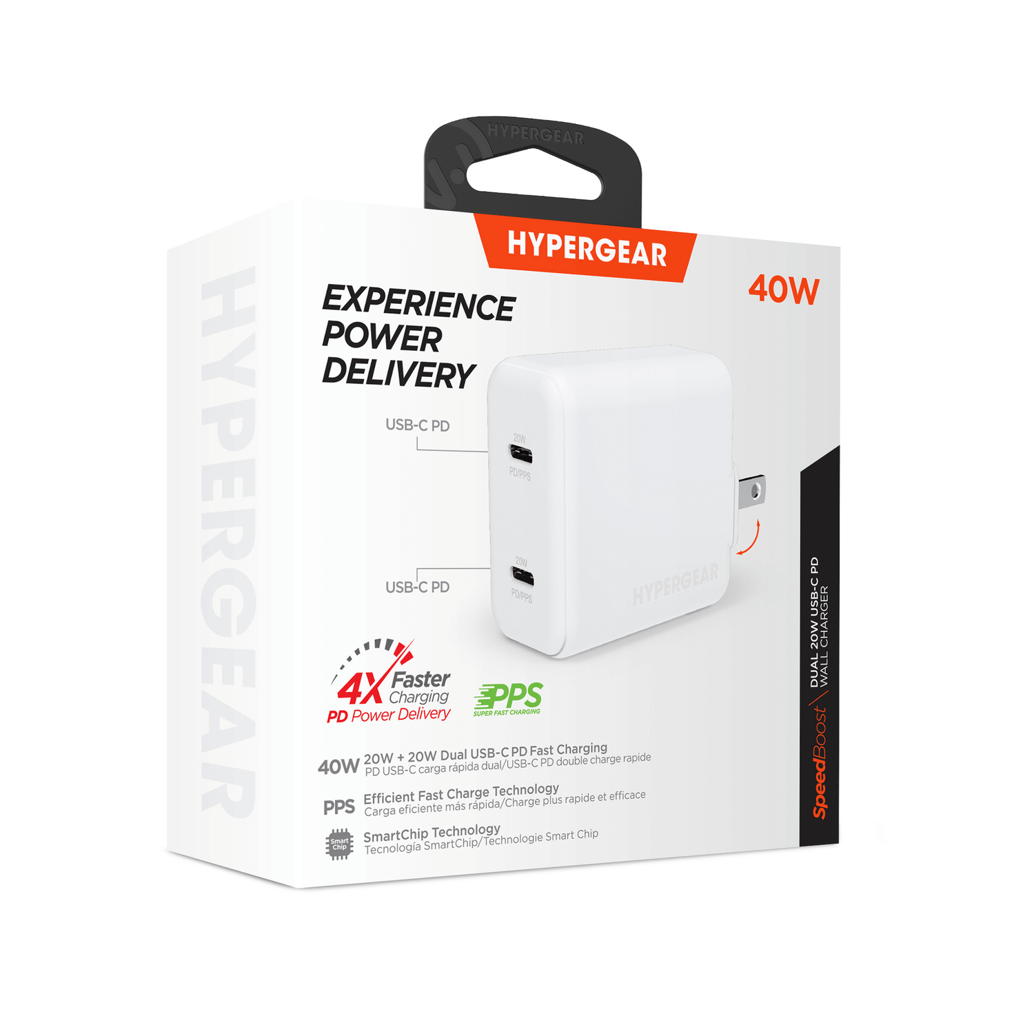 HyperGear PD40W Dual USB-C Wall Charger Jupiter Gear Home