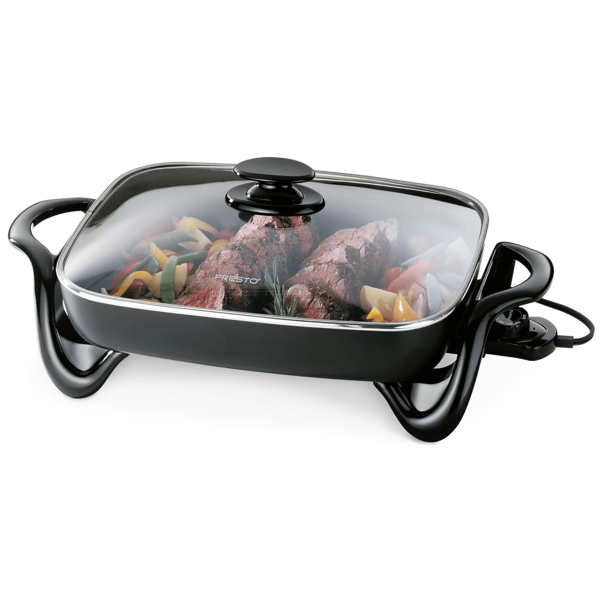 Presto 16-Inch Extra Large Non-Stick Skillet with Glass Lid Jupiter Gear Home