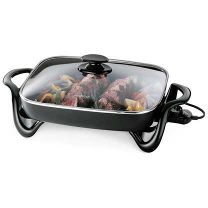 Presto 16-Inch Extra Large Non-Stick Skillet with Glass Lid Jupiter Gear Home
