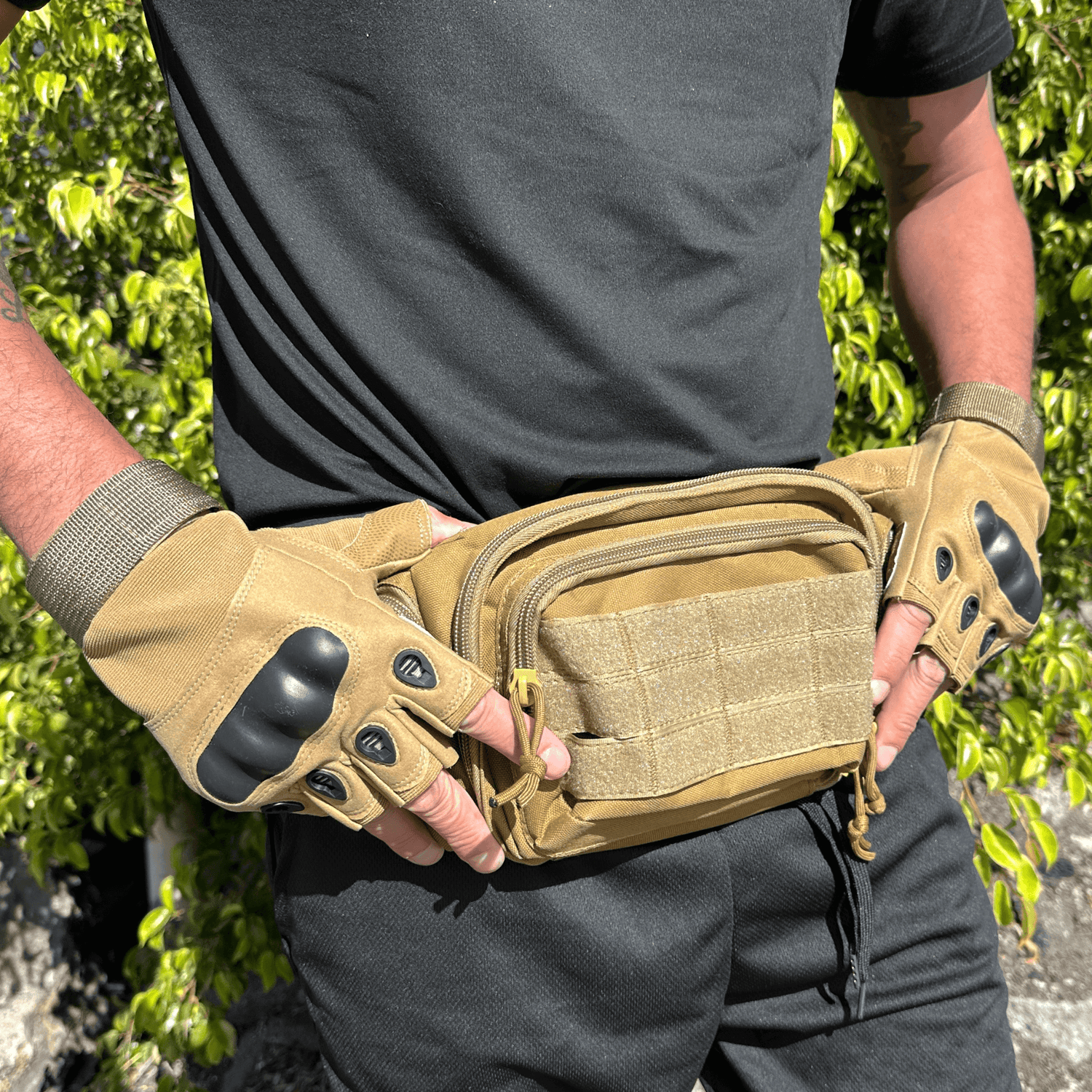 JupiterGear Tactical Military Fingerless Airsoft Gloves for Outdoor Sports, Paintball, and Motorcycling Jupiter Gear Home