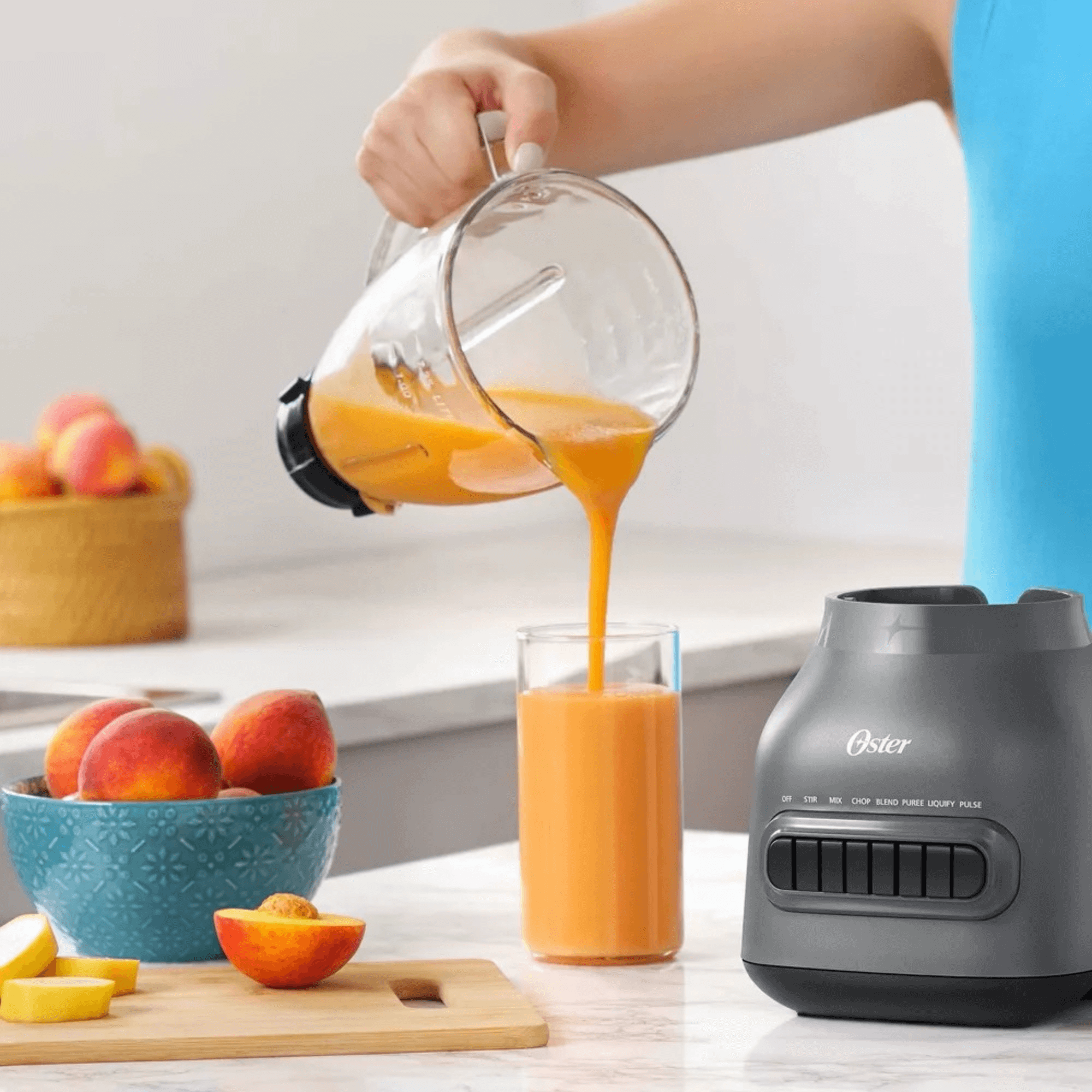 Oster 8-Speed Glass Jar Blender with 20oz Blend-n-Go Cup Jupiter Gear Home