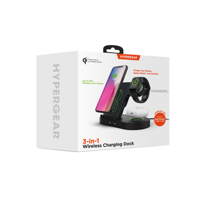 HyperGear 3-in-1 Wireless Charging Dock Jupiter Gear Home