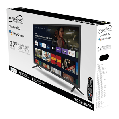 Supersonic Smart 32-inch FHD DLED TV with Google Assistant Jupiter Gear Home
