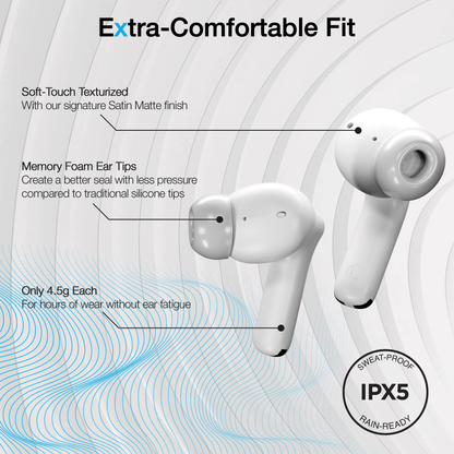 Naztech Xpods ANC Active Noise Cancelling True Wireless Earbuds with Wireless Charging Case Jupiter Gear Home