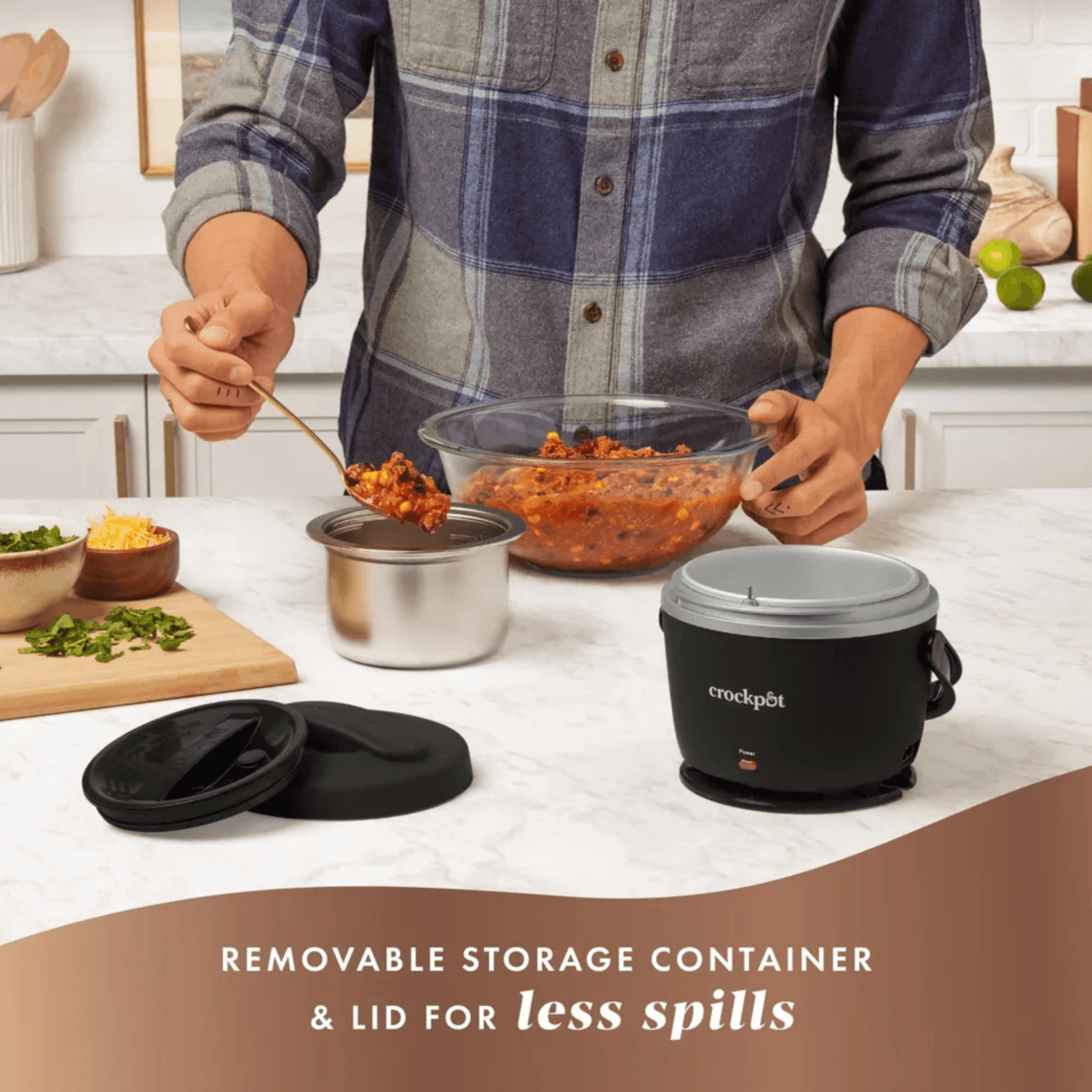 Crockpot 20oz On-The-Go Personal Lunch Crock Food Warmer Jupiter Gear Home